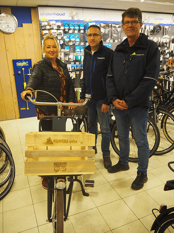 Fiets winactie herinrichting centrum 's-Gravendeel groot succes